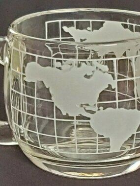 Nestle Frosted Glass World Mug